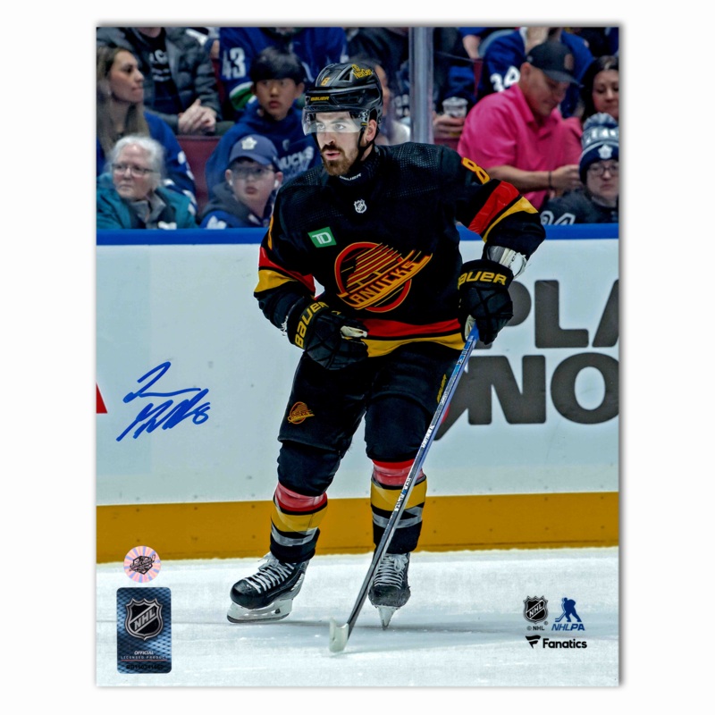 Conor Garland Autographed Vancouver Canucks Alternate 8×10 Photo