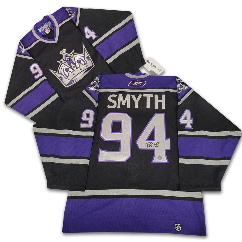 Ryan Smyth Los Angeles Kings 2007-2011 Black Reebok Authentic Jersey