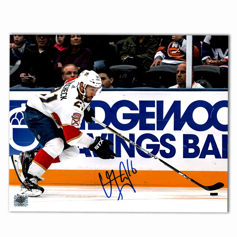 Vincent Trocheck Autographed Florida Panthers Away Horizontal 8×10 Photo