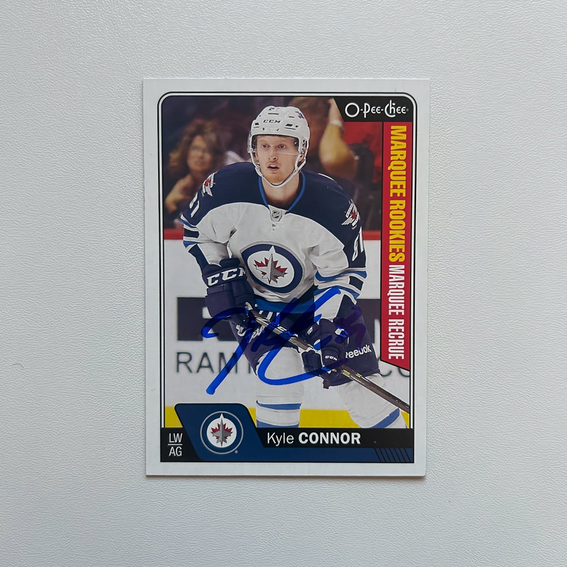2016-17 OPC Marquee #676 KYLE CONNOR Autographed Rookie Card