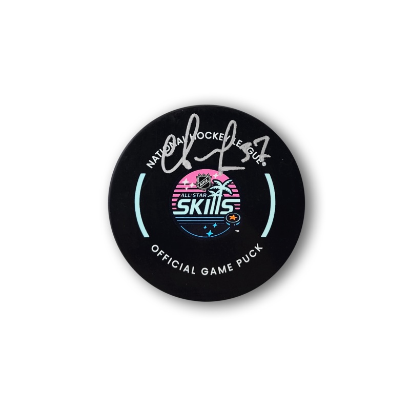 Andrei Svechnikov Autographed 2023 All Star Skills Official Hockey Puck