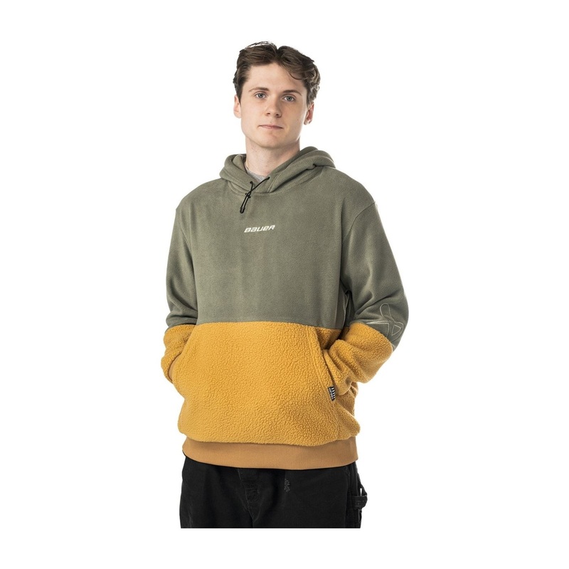 Bauer Hoodie Polar Fleece Sr Basil/Caramel