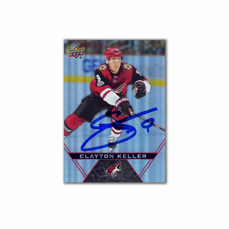 2018-19 UD Tim Hortons Collectors Series #54 CLAYTON KELLER Autographed Card