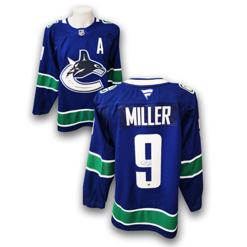 J.T Miller Autographed Vancouver Canucks Home Fanatics Premium Jersey