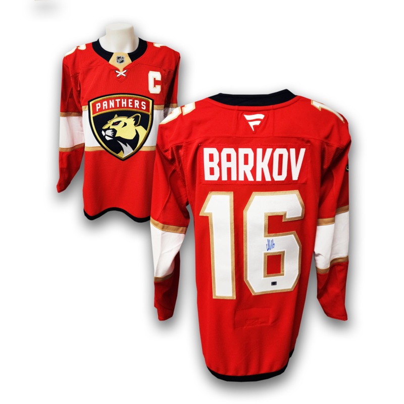 Aleksander Barkov Autographed Florida Panthers Fanatics Premium Jersey