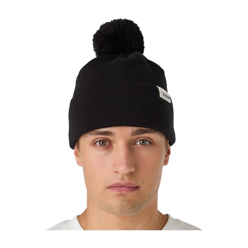 CCM Beanie Casual Pom Sr Black