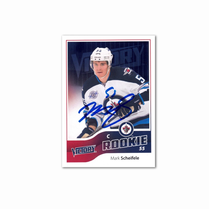 2011-12 UD Victory #310 MARK SCHEIFELE Autographed Rookie Card