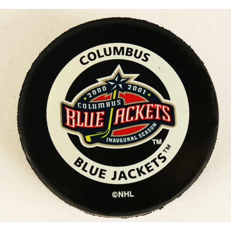 Columbus Blue Jackets Inaugural Season Official Game Puck