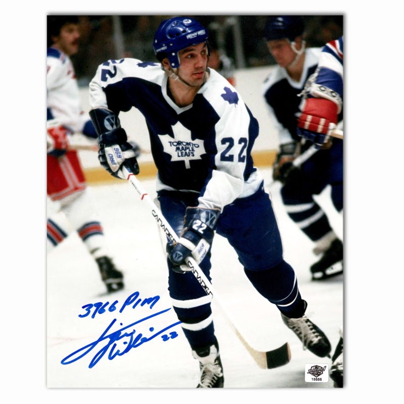 Tiger Williams Autographed Toronto Maple Leafs 8×10 Photo