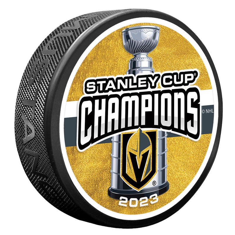 Vegas Golden Knights Stanley Cup Champions Puck –  2023 CHAMPS