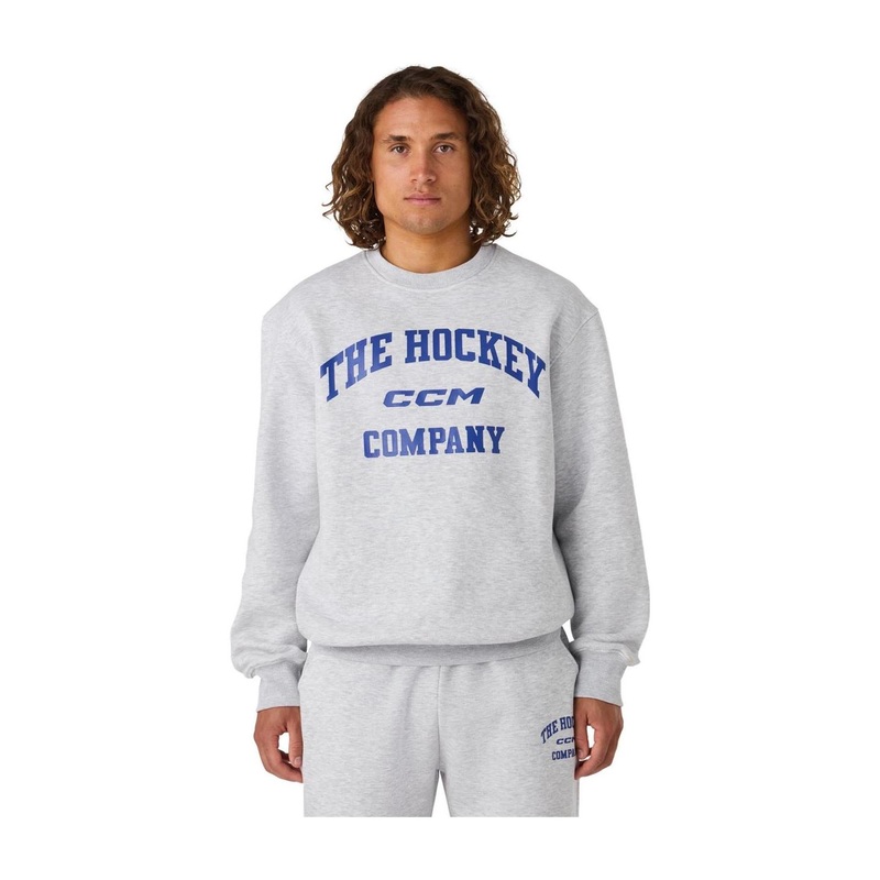 CCM Sweater Athleisure Fleece Sr Light Grey Melange