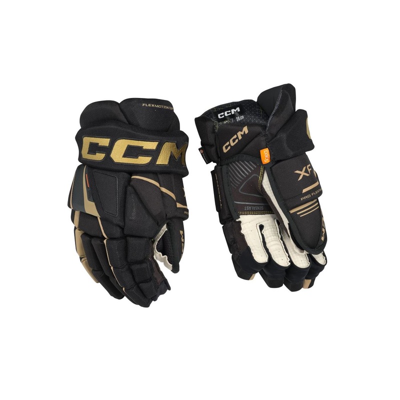 CCM Glove Tacks XF Jr Black/Gold