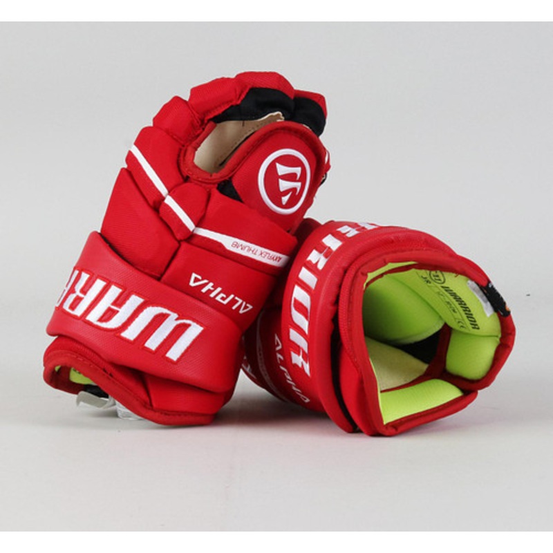 12 Warrior Alpha LX 20 Junior Red Gloves
