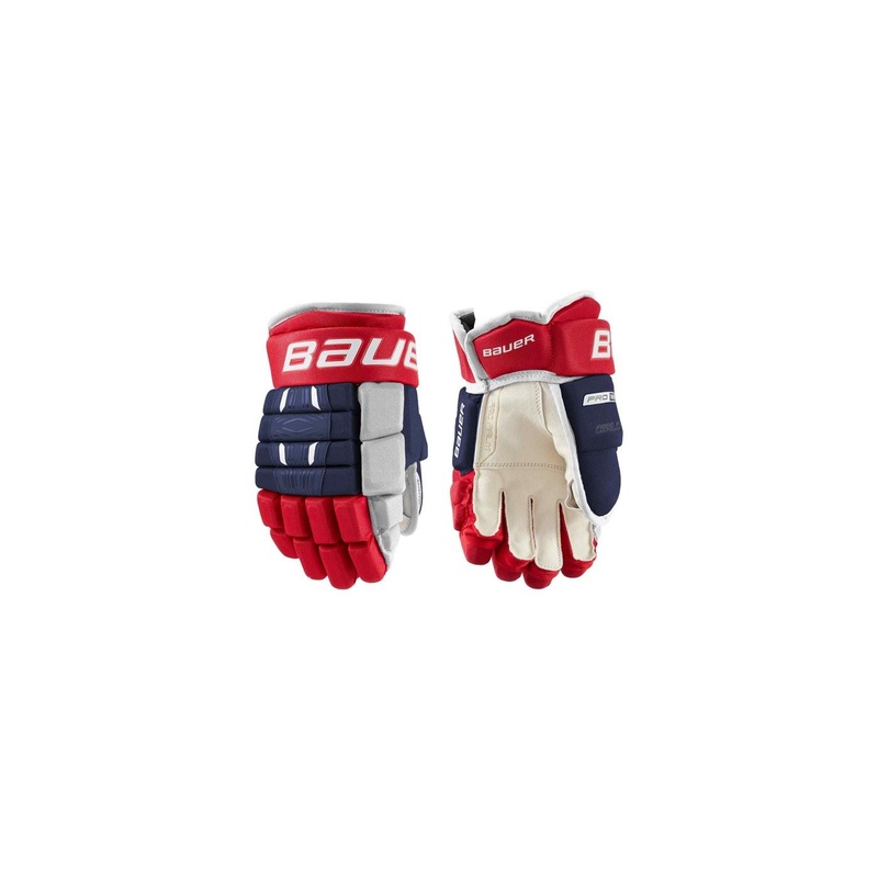 Bauer Gloves Pro Series Jr Navy/Red/White