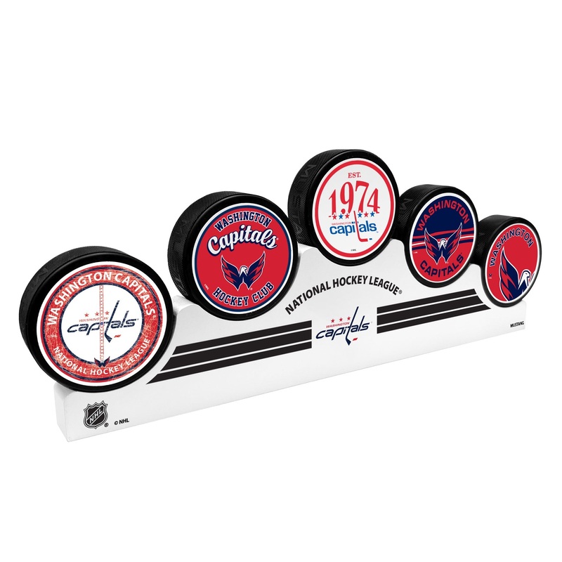 Washington Capitals – 5 Puck Podium Set