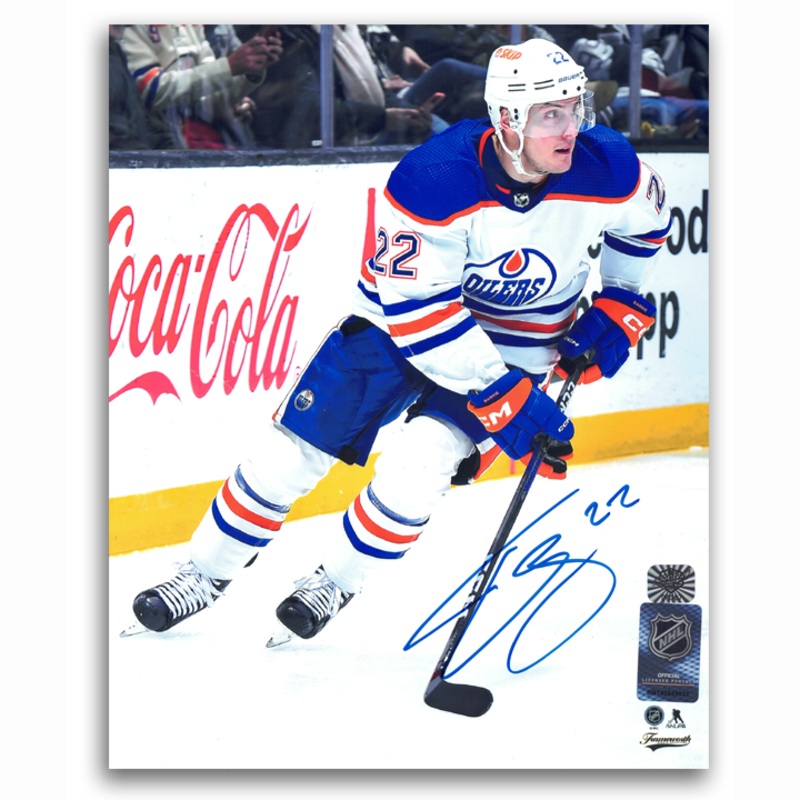 Tyson Barrie Autographed Edmonton Oilers Away 8×10 Photo