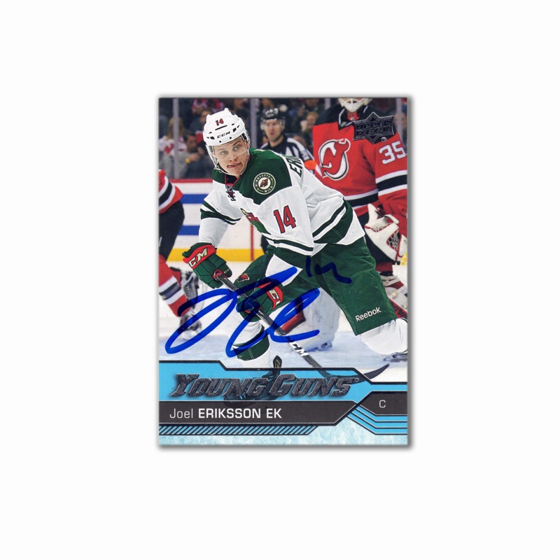 2016-17 UD Young Guns #459 JOEL ERIKSSON EK Autographed Rookie Card