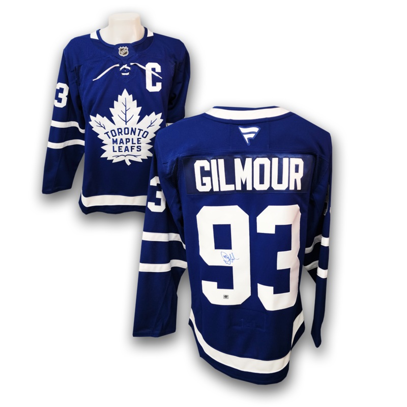 Doug Gilmour Autographed Toronto Maple Leafs Home Fanatics Premium Jersey