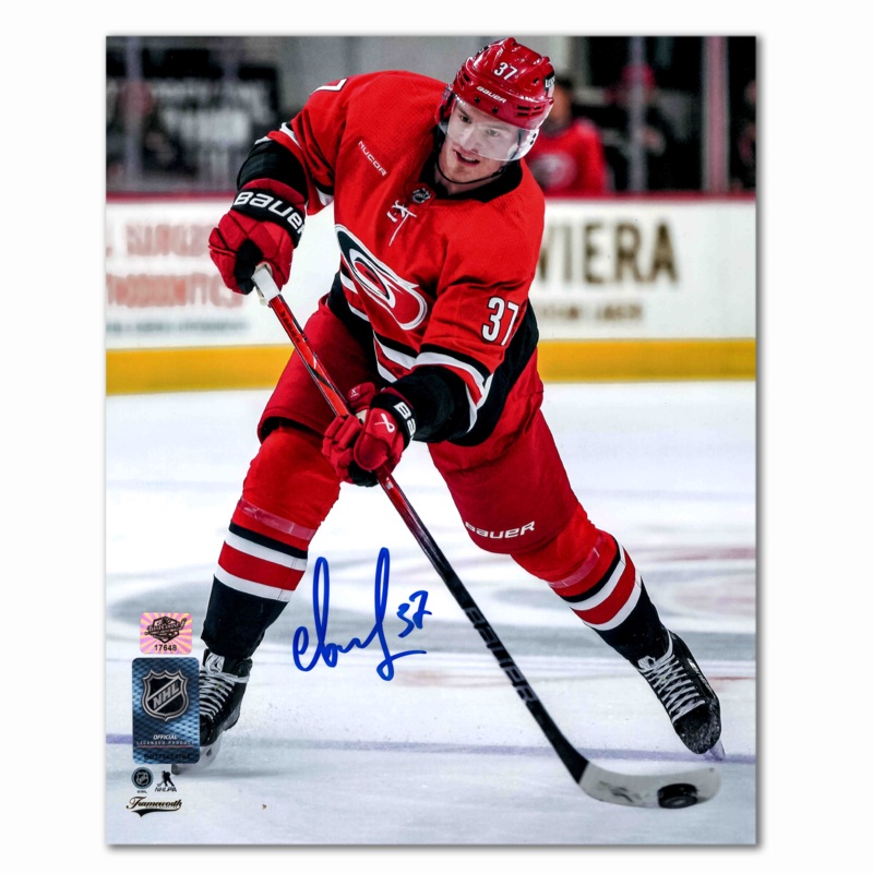 Andrei Svechnikov Autographed Carolina Hurricanes Home 8×10 Photo
