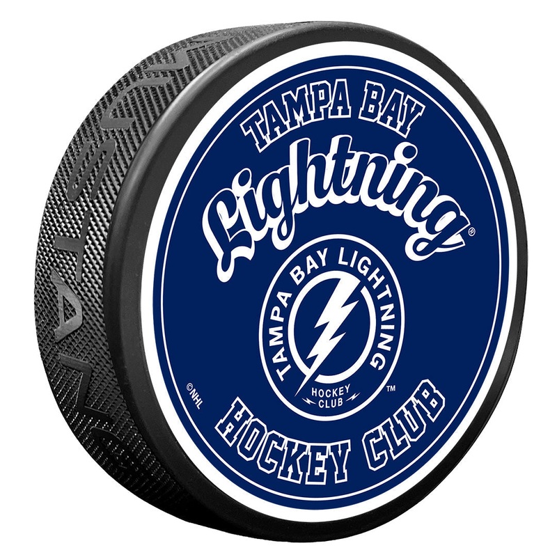 Tampa Bay Lightning Puck | Retro Script