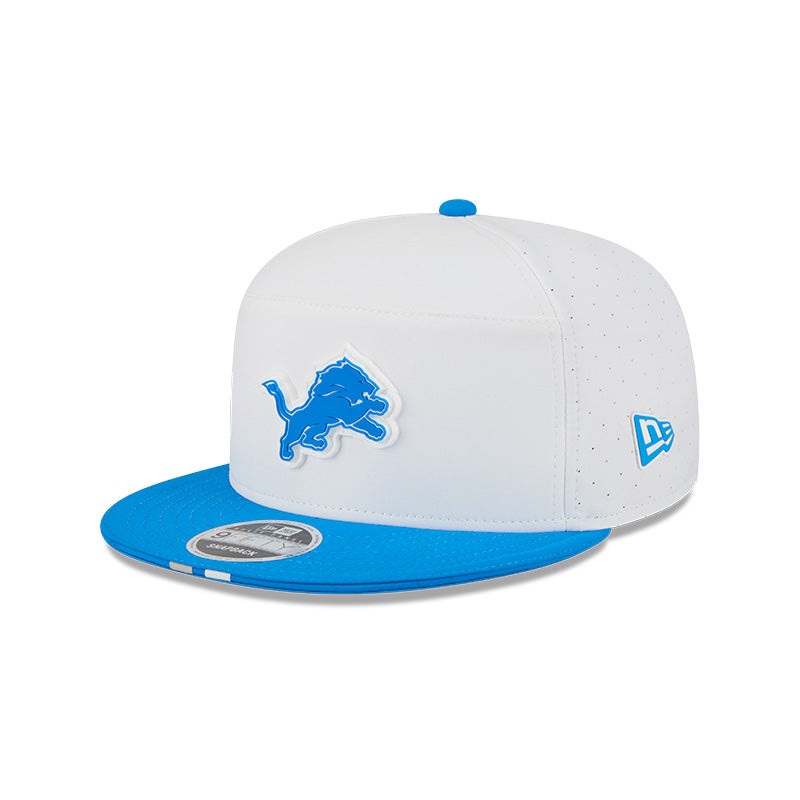 New Era Detroit Lions 2025 Training Split Panel 9FIFTY Snapback Hat