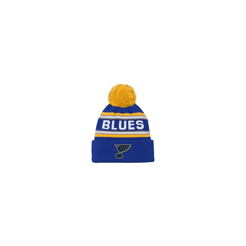 Outerstuff Hat Jacquard Cuff Pom – BLS St Louis Blues