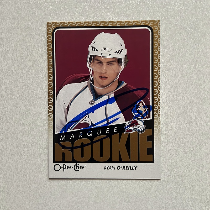 2009-10 OPC Marquee #772 RYAN O’REILLY Autographed Rookie Card