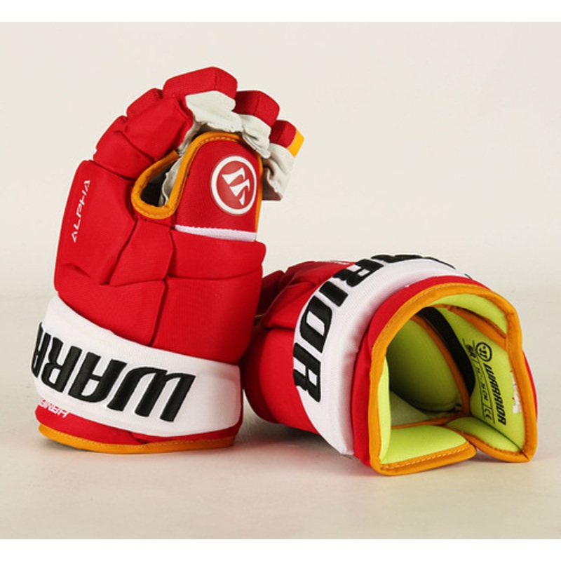 14 Warrior Alpha DX Pro Gloves – Noah Hanifin Calgary Flames #5