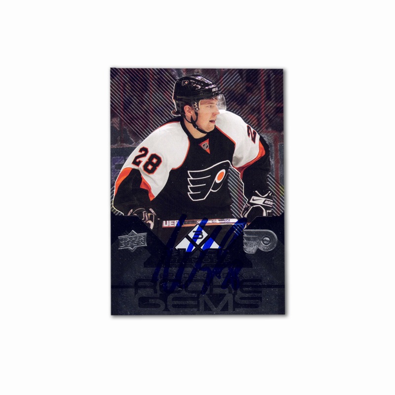 2008-09 UD Black Diamond Rookie Gems #154 CLAUDE GIROUX Autographed Rookie Card