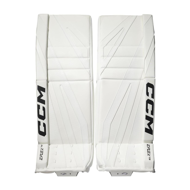 CCM Goalie Leg Pads EFLEX 7.9 Sr White