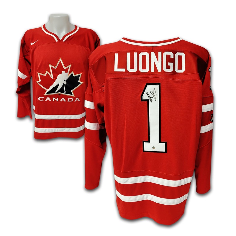 Roberto Luongo Team Canada Red Jersey