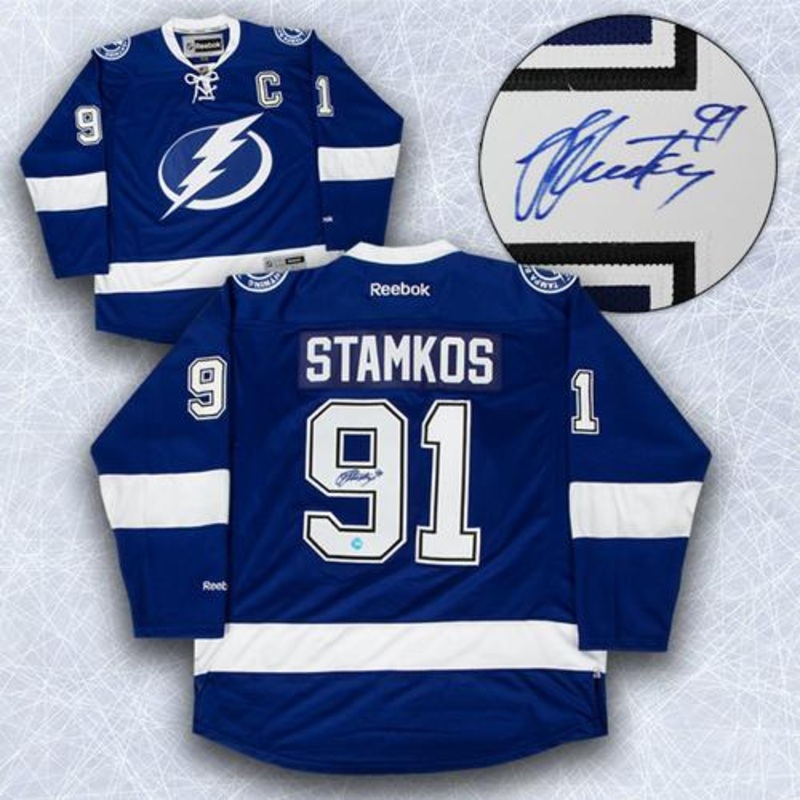 Steven Stamkos Tampa Bay Lightning Autographed Reebok Jersey