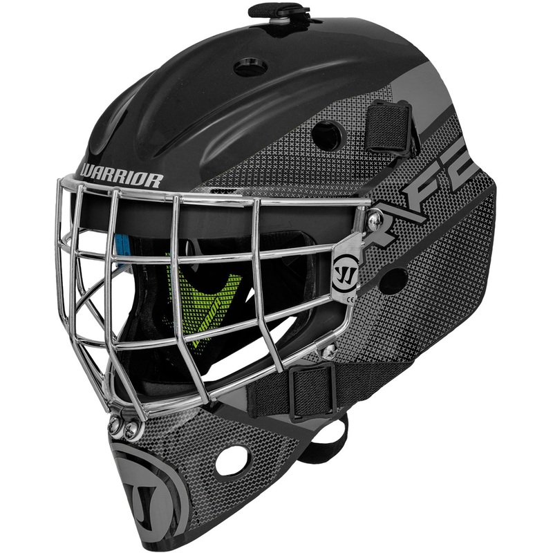 Warrior Goalie Mask Ritual F2 E Yth Black