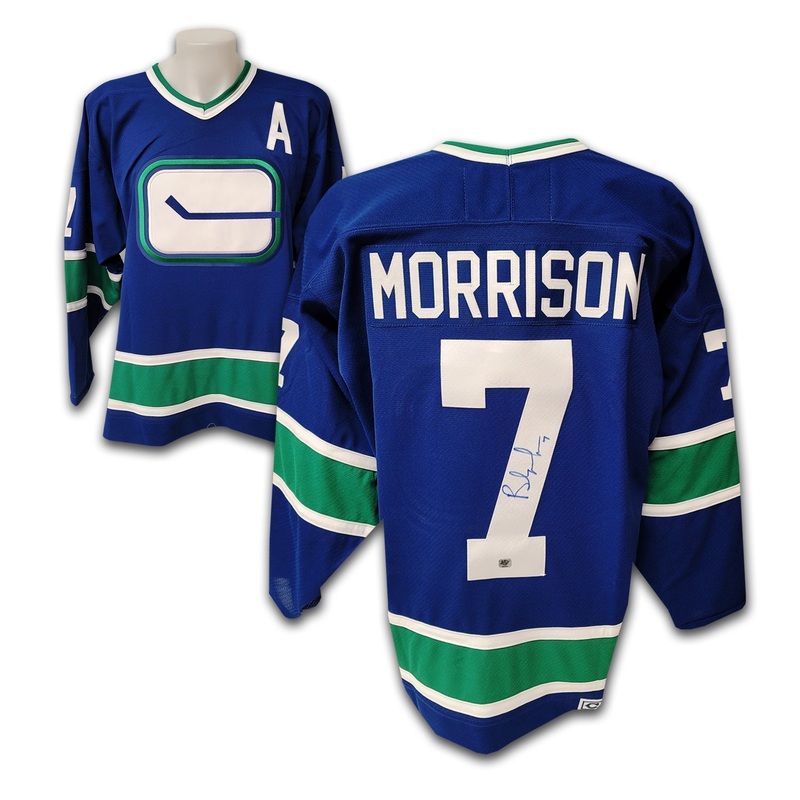 Brendan Morrison Vancouver Canucks Blue CCM Jersey