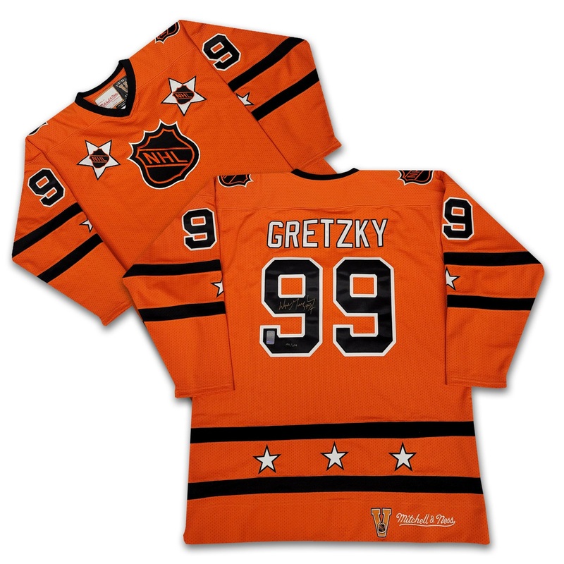 Wayne Gretzky 1980 All Star Autographed Mitchell and Ness Authentic Hockey Jersey