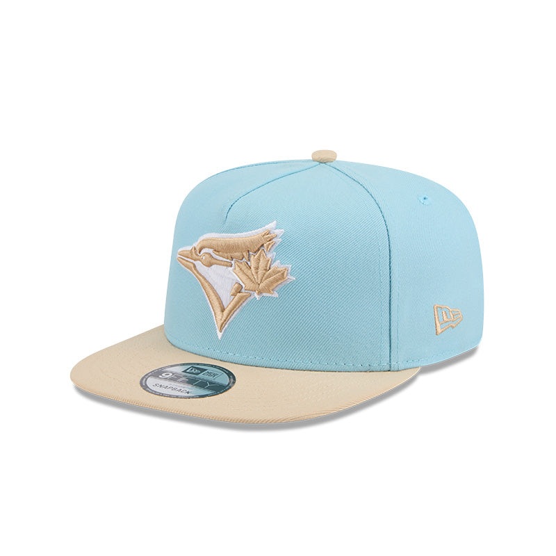 New Era Toronto Blue Jays Sky/Cream Two-Tone Color Pack A-Frame 9FIFTY Snapback Hat