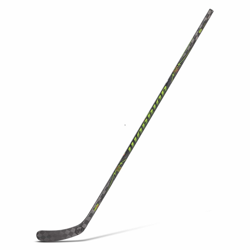 Warrior Alpha Deluxe Junior Hockey Stick – 40 Flex – Black