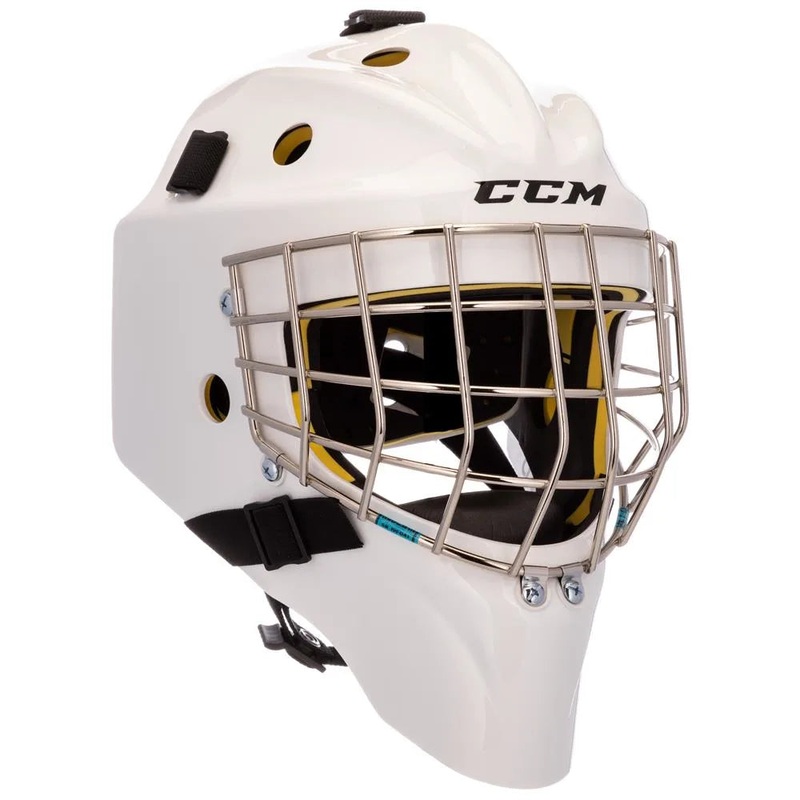 Axis 1.5 Junior Goalie Mask|WHITE|BLACK|OS