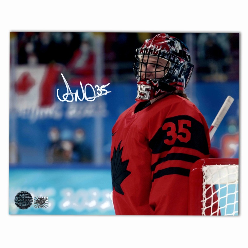 Ann-Rene Desbiens Autographed Team Canada 8×10 Photo