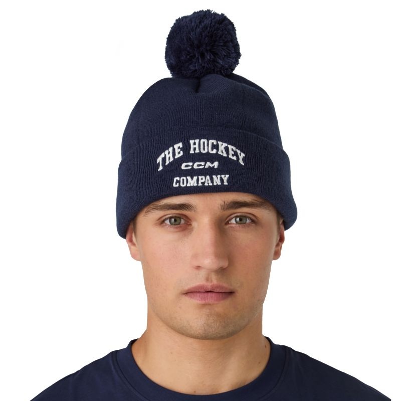 CCM Athleisure Pom Knit Adult|BLACK|CLASSIC NAVY|COLLEGIATE ROYAL|OAT MILK