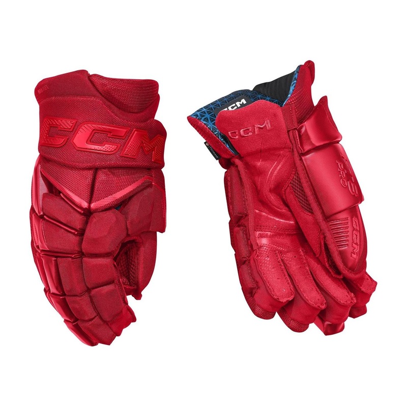 CCM Glove Jetspeed FT8 Pro Sr Red/Red