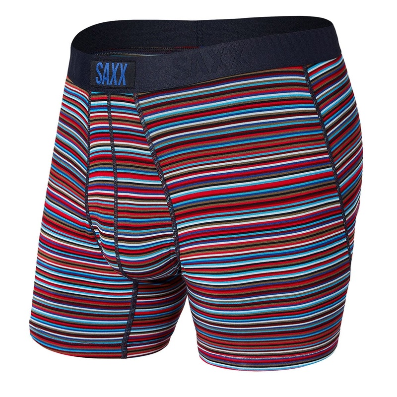 Saxx Vibe Boxers – Blue Vibrant Stripe