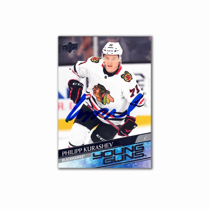 2020-21 UD Young Guns #238 PHILIPP KURASHEV Autographed Rookie Card