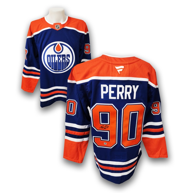 Corey Perry Autographed Edmonton Oilers Home Fanatic Premium Jersey