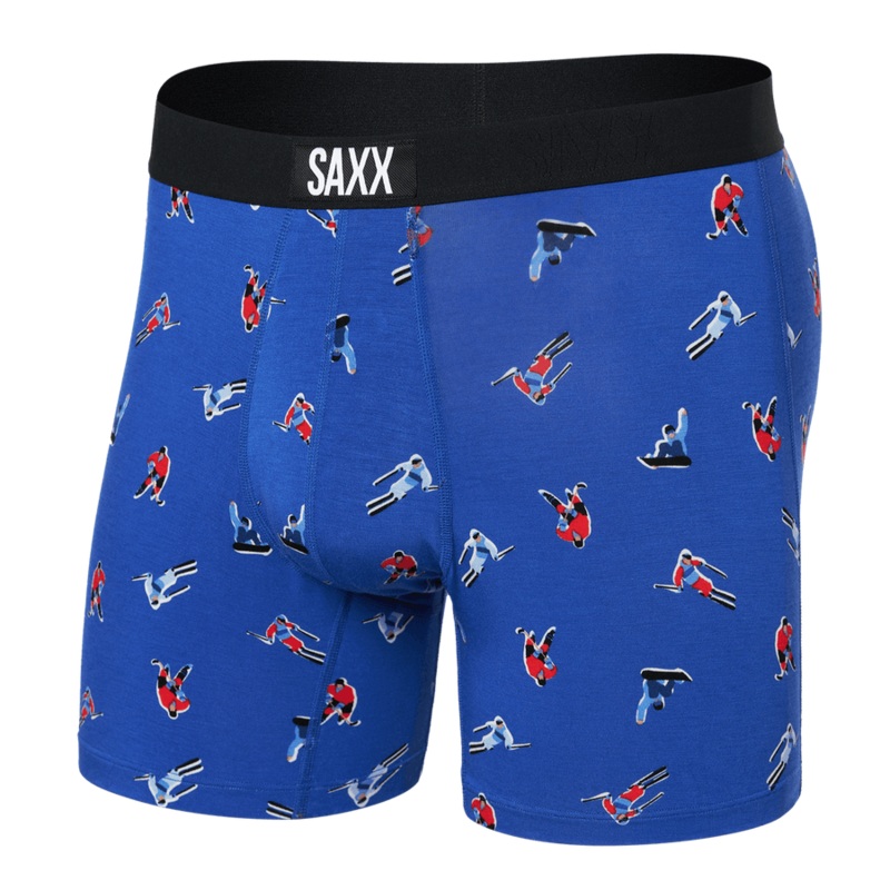 Saxx Vibe Boxers – Winter Action – Sport Blue