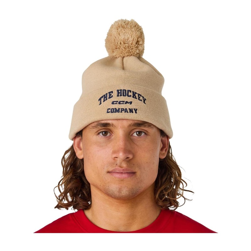 CCM Beanie Athleisure Pom Sr Oat Milk