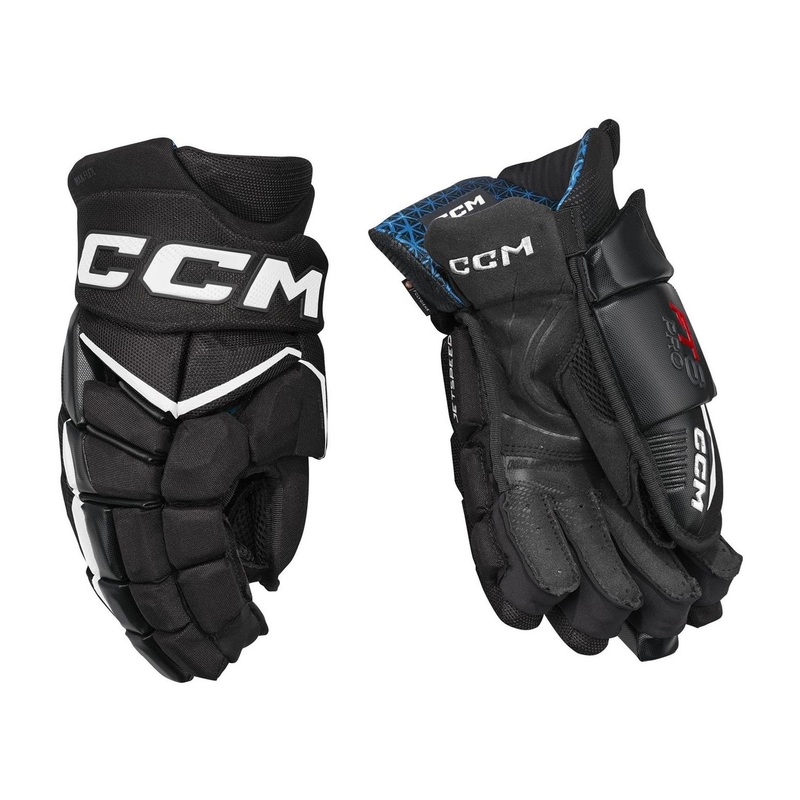 CCM Glove Jetspeed FT8 Pro Jr Black/White