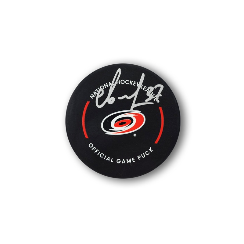 Andrei Svechnikov Autographed Carolina Hurricanes Official Hockey Puck