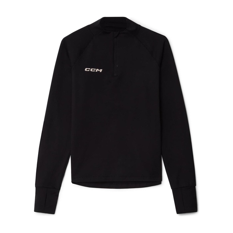 CCM Sweater Long Sleeve Thermal Sr Black