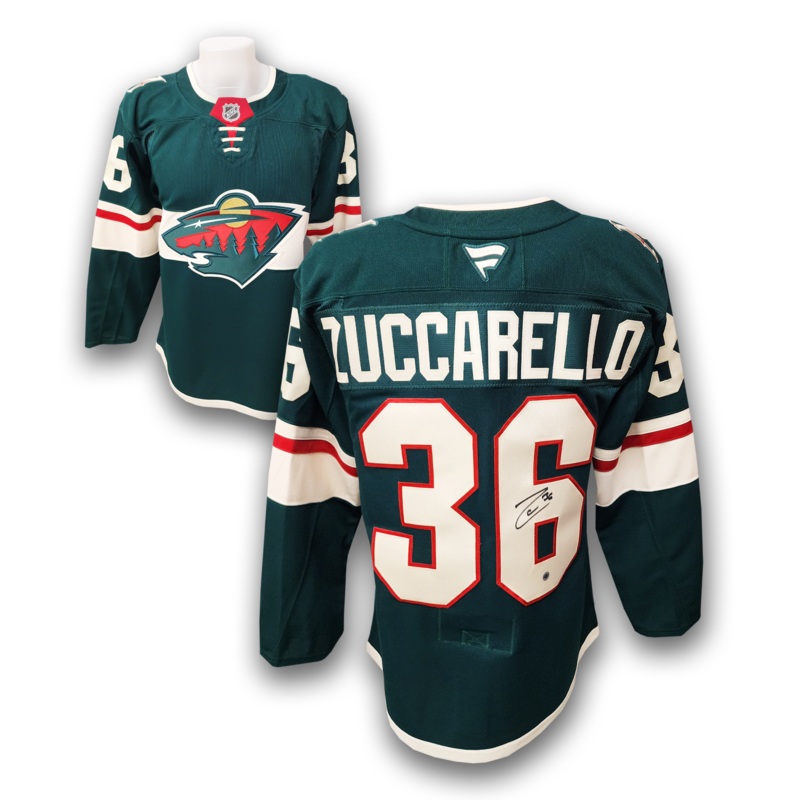 Mats Zuccarello Autographed Minnesota Wild Home Fanatics Premium Jersey